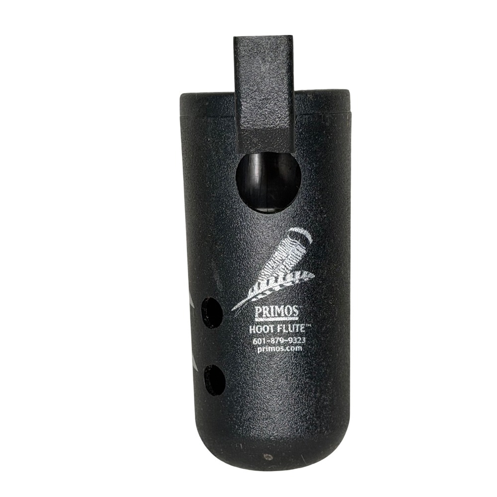 Primos Hoot Flute Owl‎ Call Hunting Turkey Locator Black 319